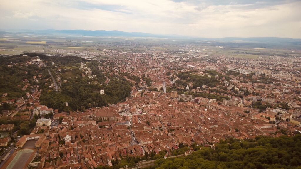 Brasov panoramic view