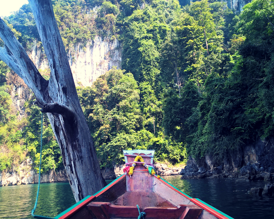 Boat trip in Khao Sok National Park
