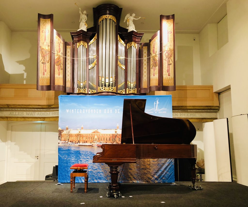 Rachmaninoff piano concerto in the Hermitage museum in Amsterdam