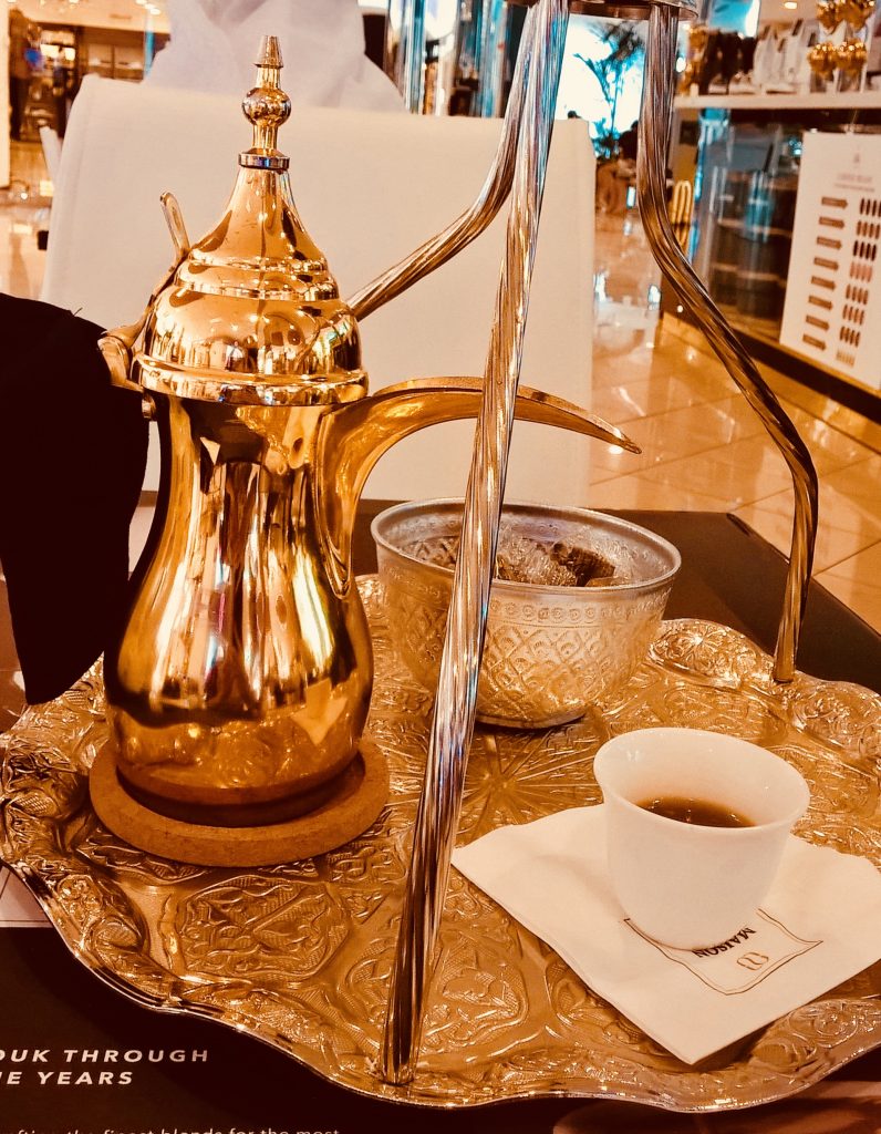 Favourite international drink - Arabic  coffee in Abu Dhabi