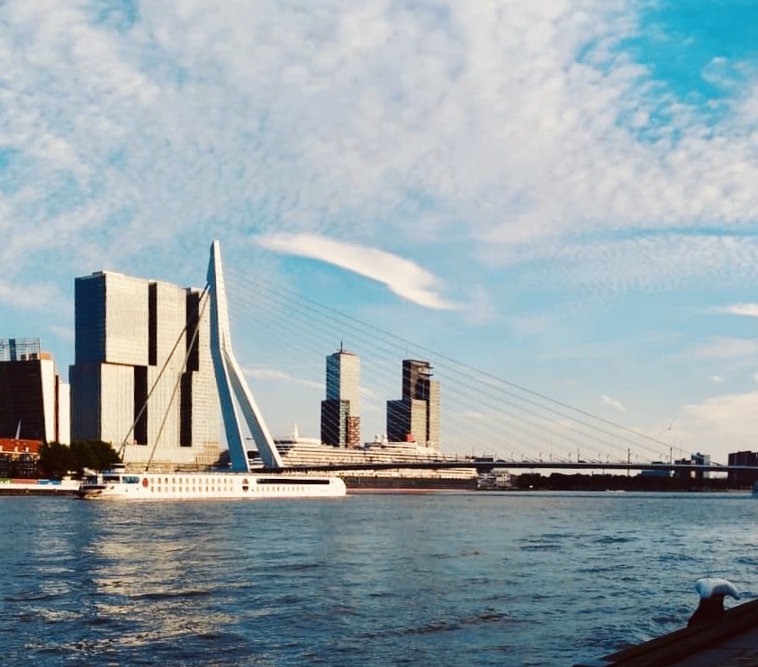 Destination Rotterdam, the most modern city in the Netherlands - Erasmus Bridge